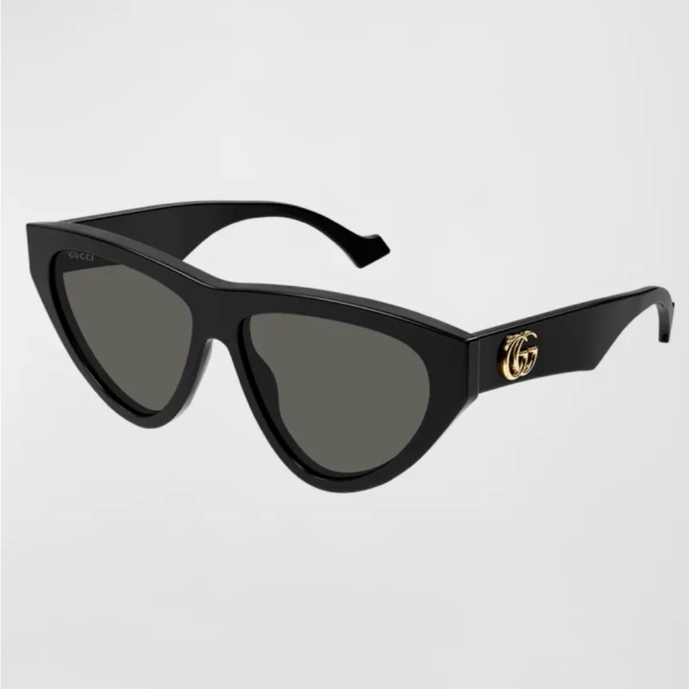 Gucci Flat-Top Acetate Cat-Eye Sunglasses
